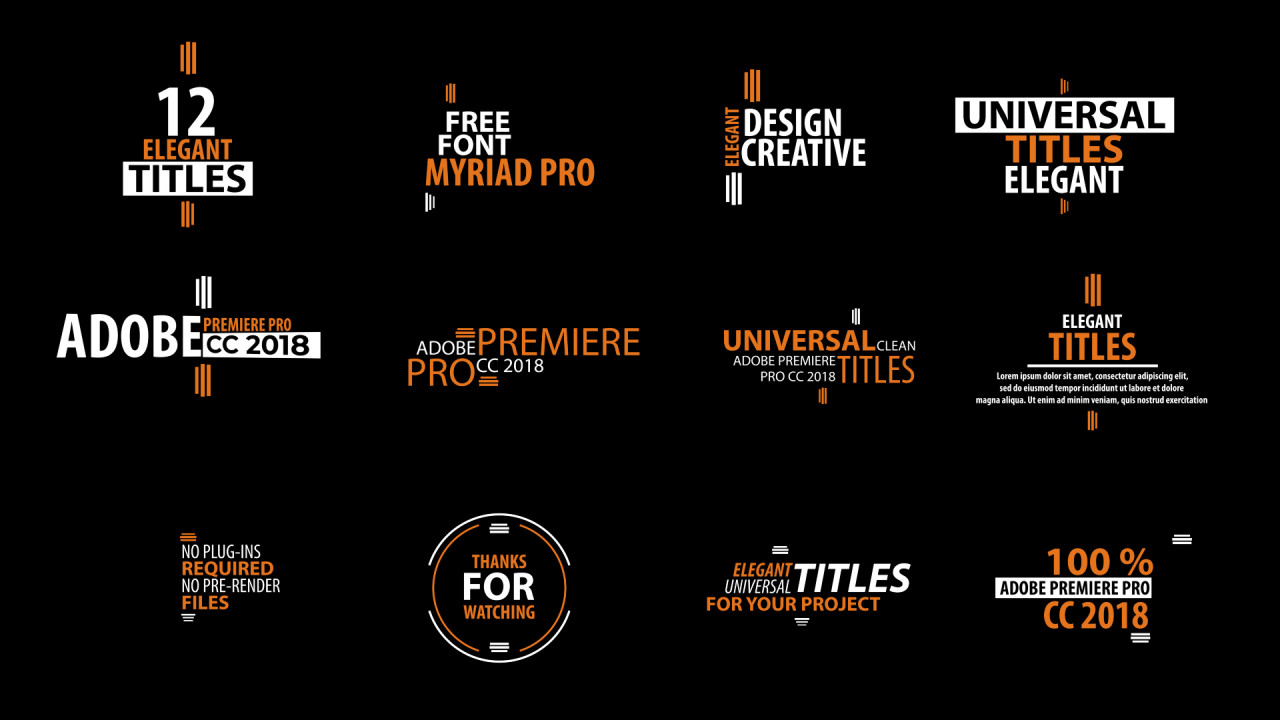 Adobe Premiere Rush Templates Free