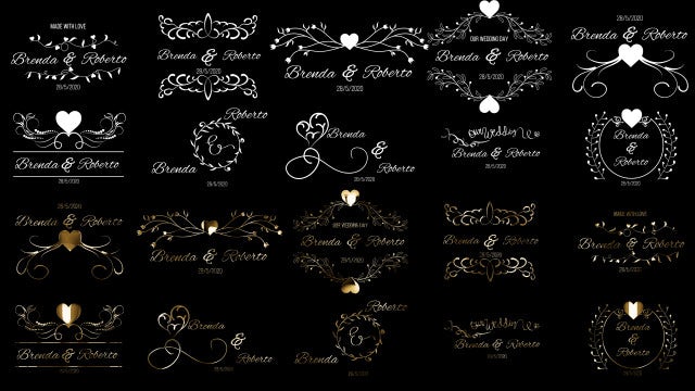 Wedding Titles: After Effects Templates