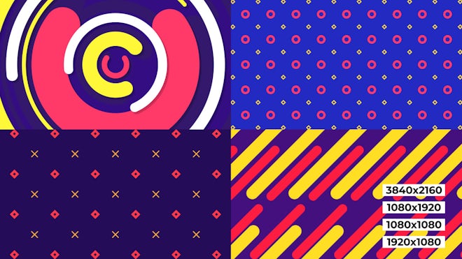 40 Loop Background Patterns - After Effects Templates | Motion Array