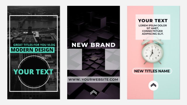 Creative Instagram Stories: After Effects Templates