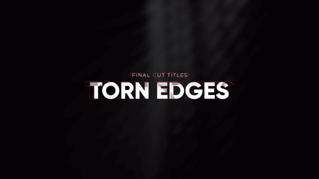 Titles Animator - Torn Edges: Final Cut Pro Templates