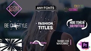 Fashion Titles Collection Motion Graphics Templates Motion Array