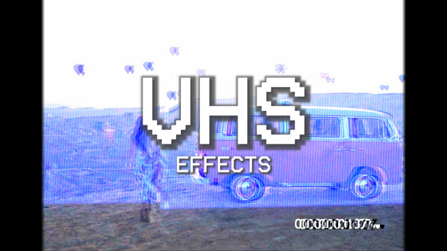 premiere pro vhs effects