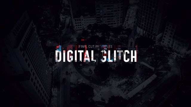 Titles Animator - Digital Glitch: Final Cut Pro Templates