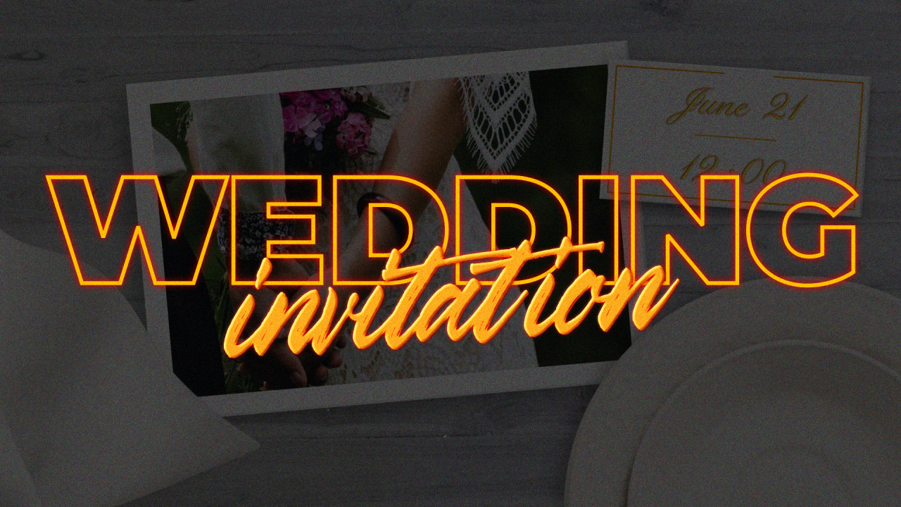 Wedding Invitation After Effects Templates Motion Array