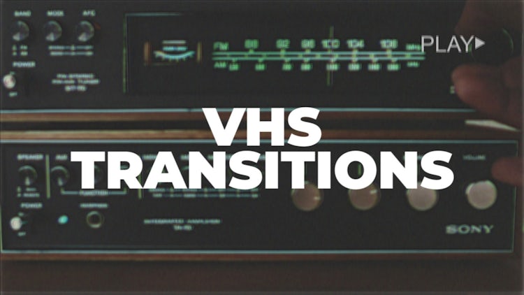 VHS Transitions - Premiere Pro Presets | Motion Array