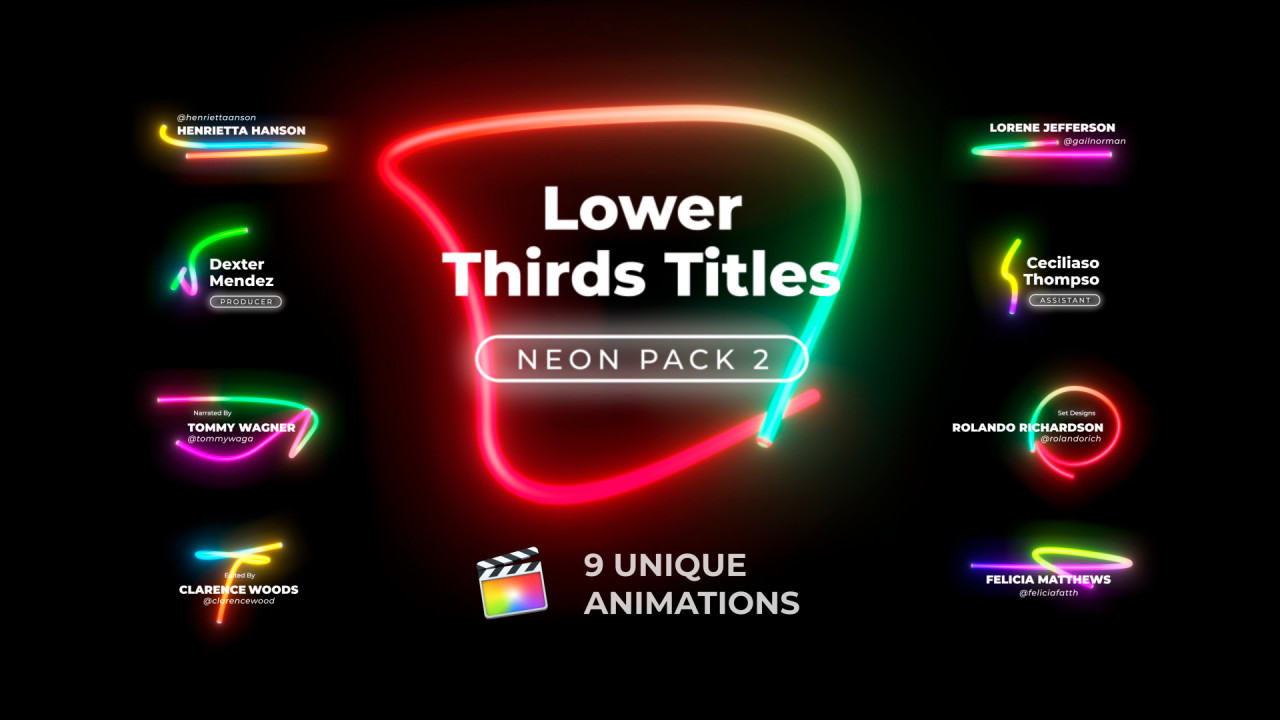 30 pop lower thirds for final cut free download video