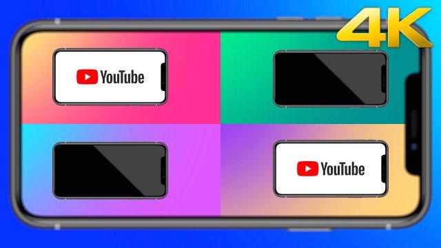 YouTube On Phone: Stock Motion Graphics