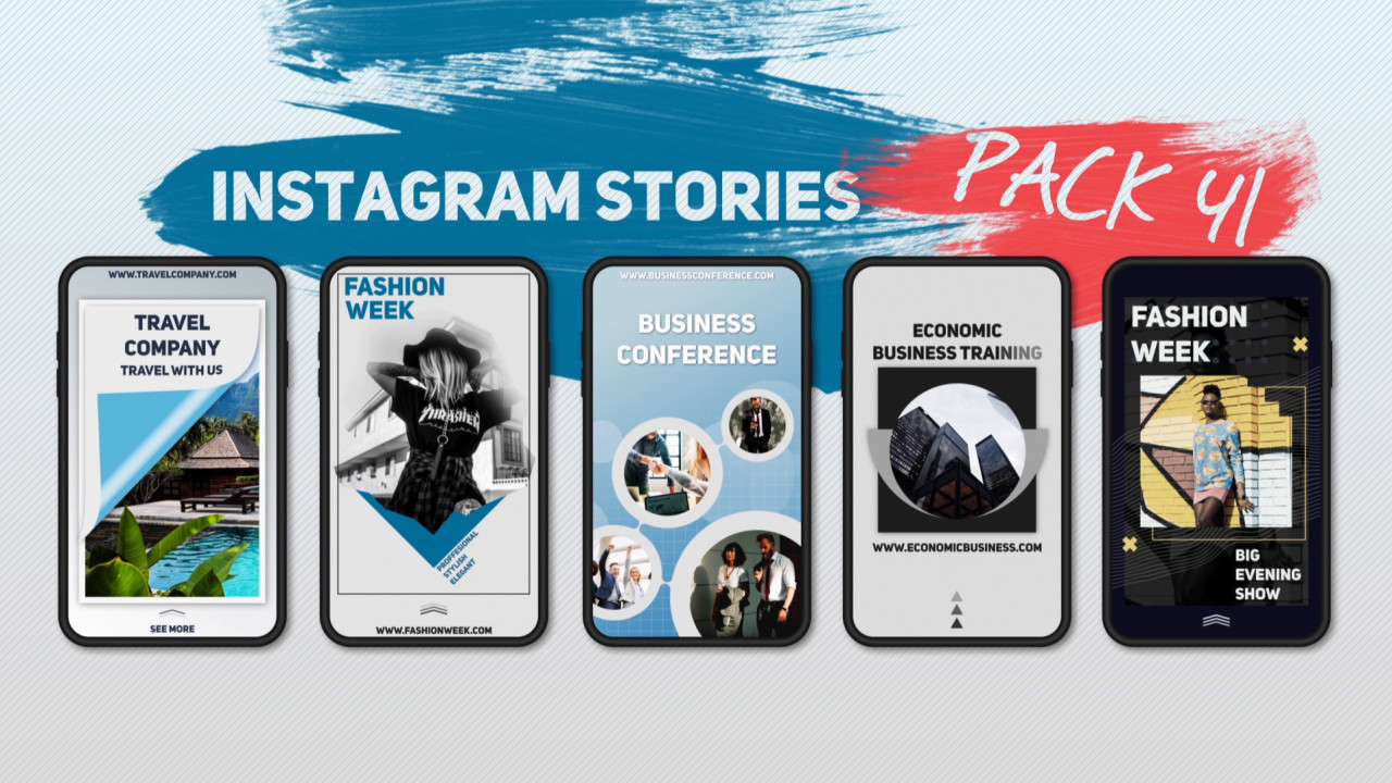 Instagram Stories Pack 41 After Effects Templates Motion Array