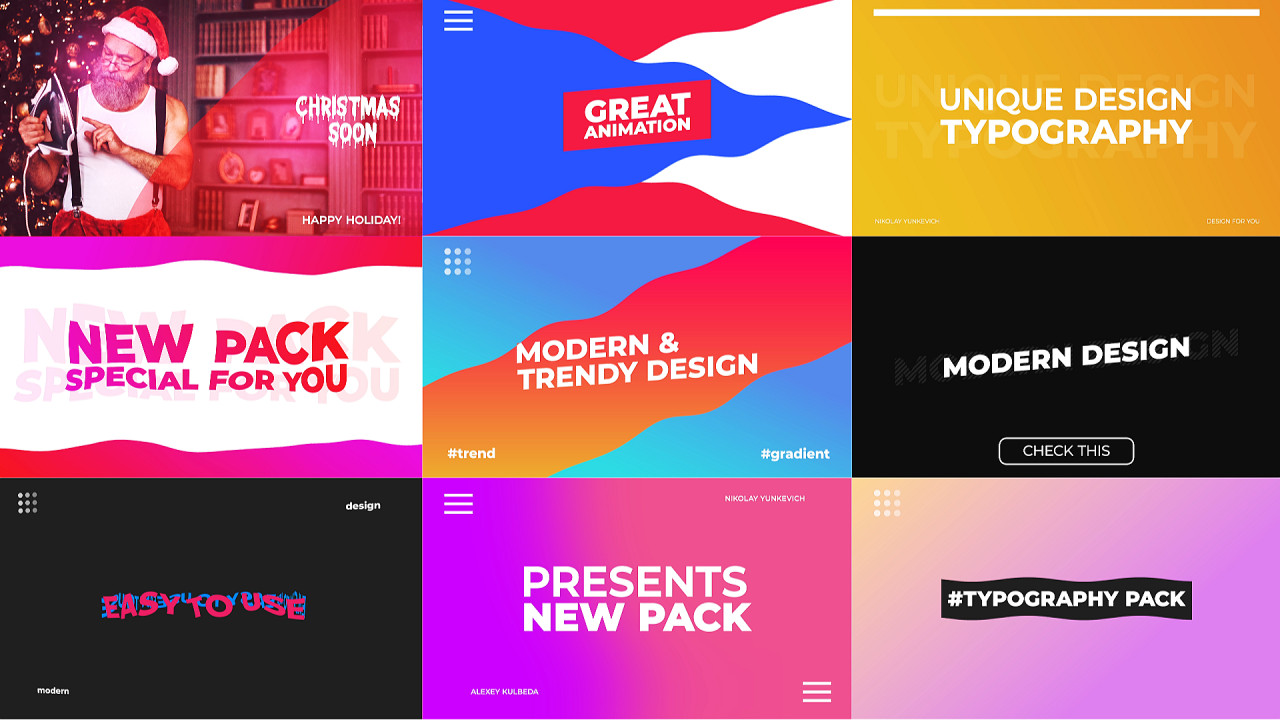 Typography - After Effects Templates | Motion Array