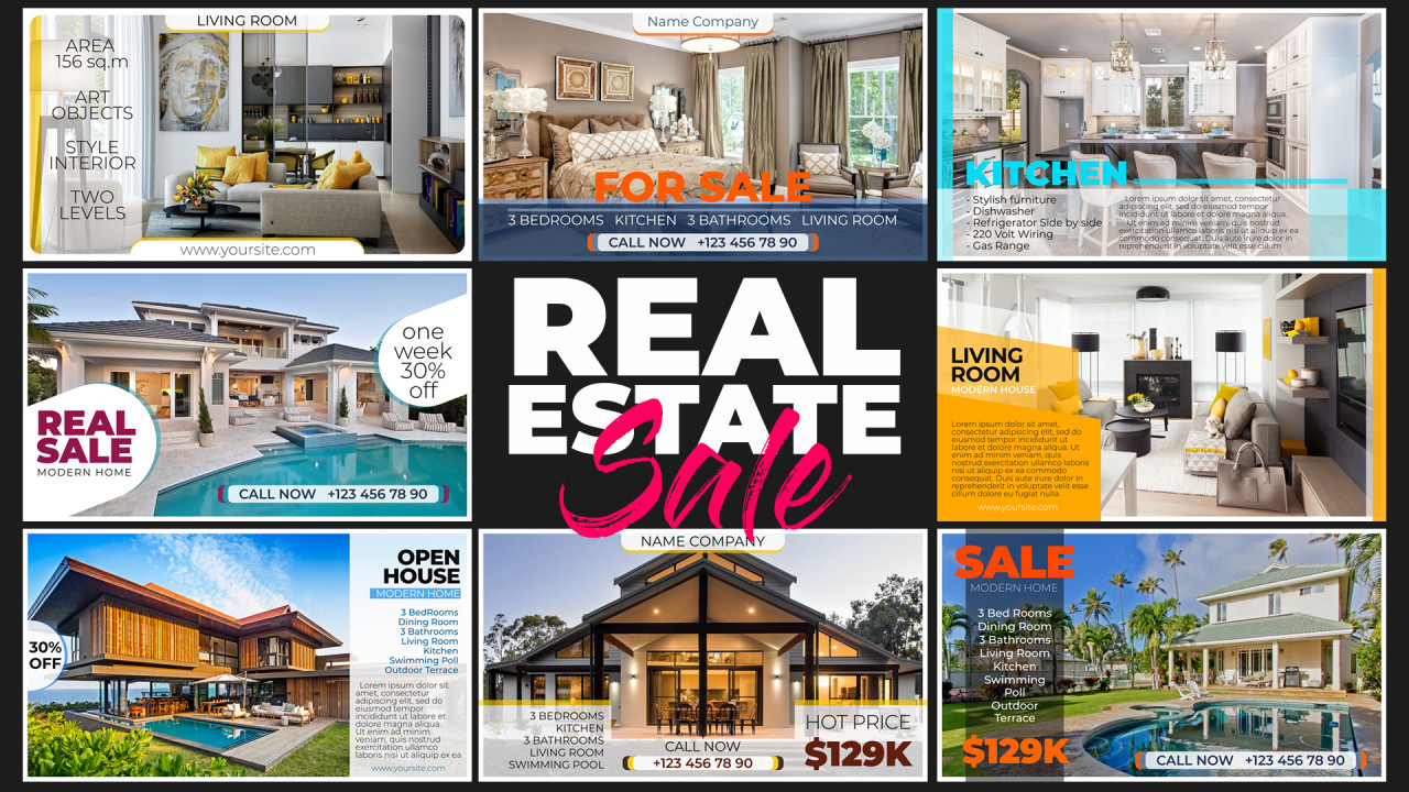 Real Estate Sale Titles After Effects Templates Motion Array