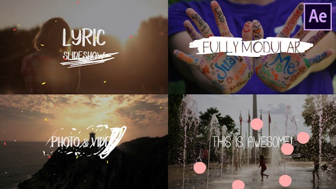 Lyrics And Elements After Effects Templates Motion Array
