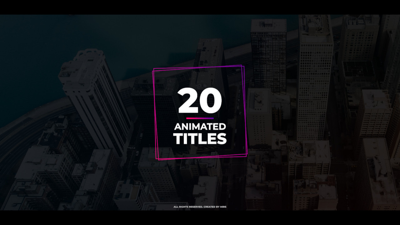 free animated titles final cut pro