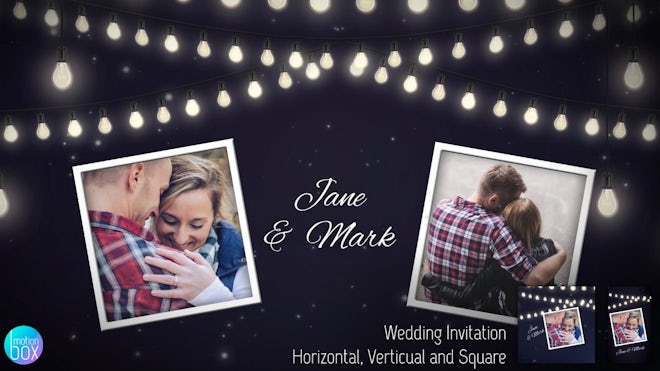 Wedding invitation #invitation Animation Template - #1545500