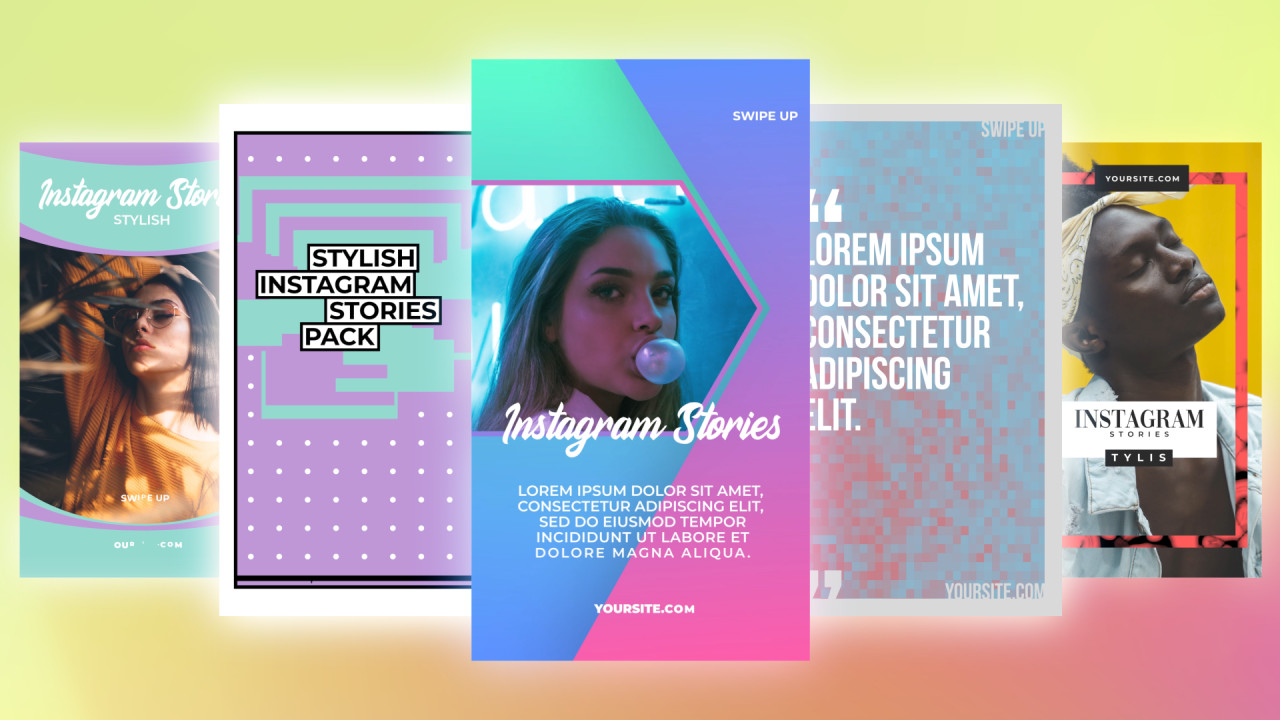 Instagram Stories Pack 29 After Effects Templates Motion Array