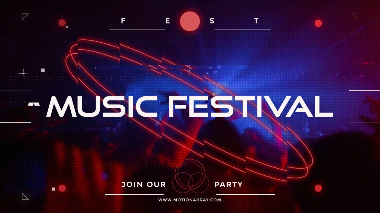 music festival after effects template free download