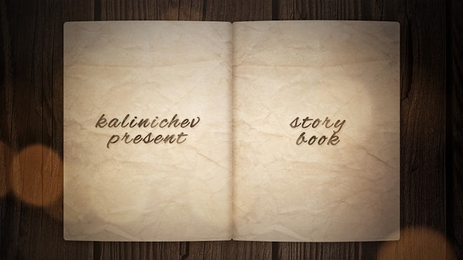 Storybook Opening and Closing Transitions - Motion Graphics Template