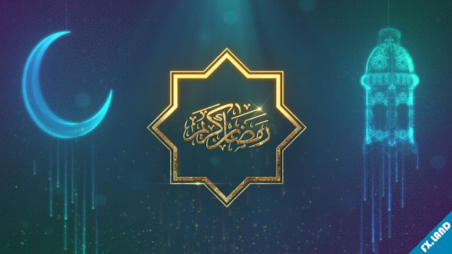 3D Ramadan & Eid Golden Greetings - After Effects Templates | Motion Array
