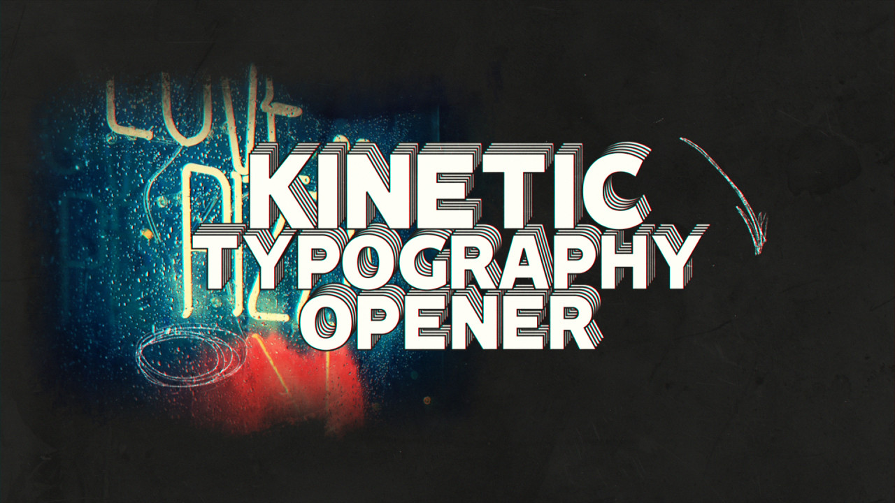 Typography Opener Premiere Pro Templates Motion Array