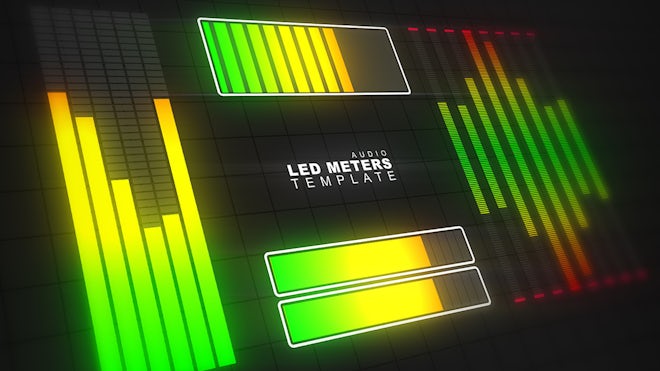 Audio LED Meter - After Effects Templates | Motion Array