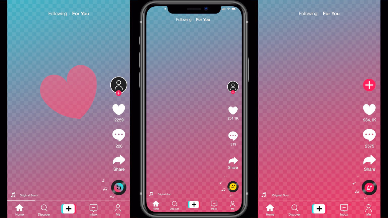 Tiktok Overlay Template | Images and Photos finder