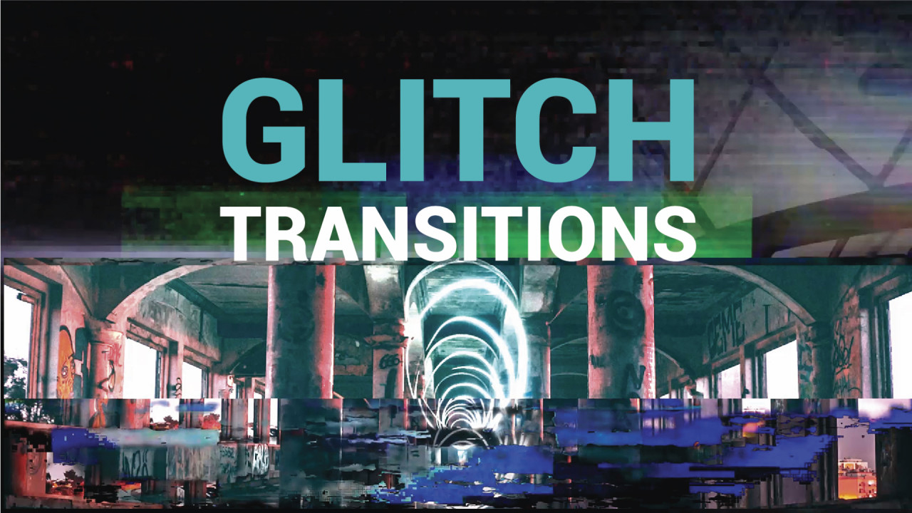 davinci resolve glitch transition free