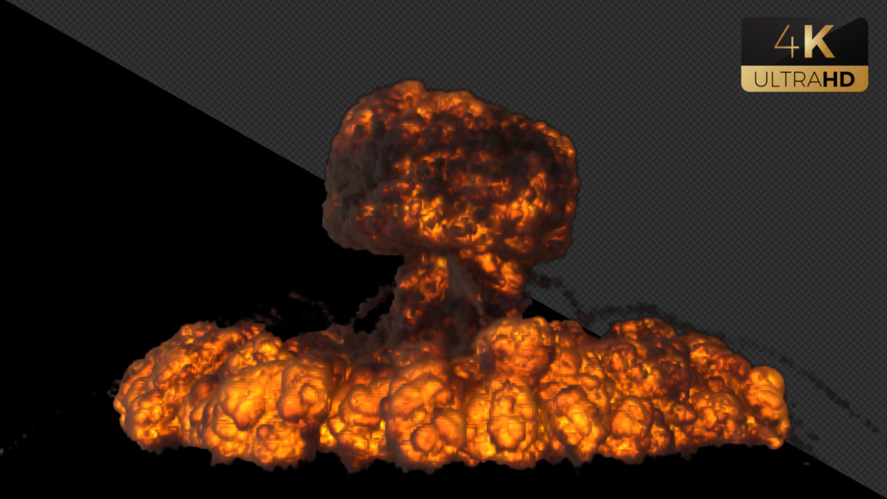 Exploding Nuke - Stock Motion Graphics | Motion Array