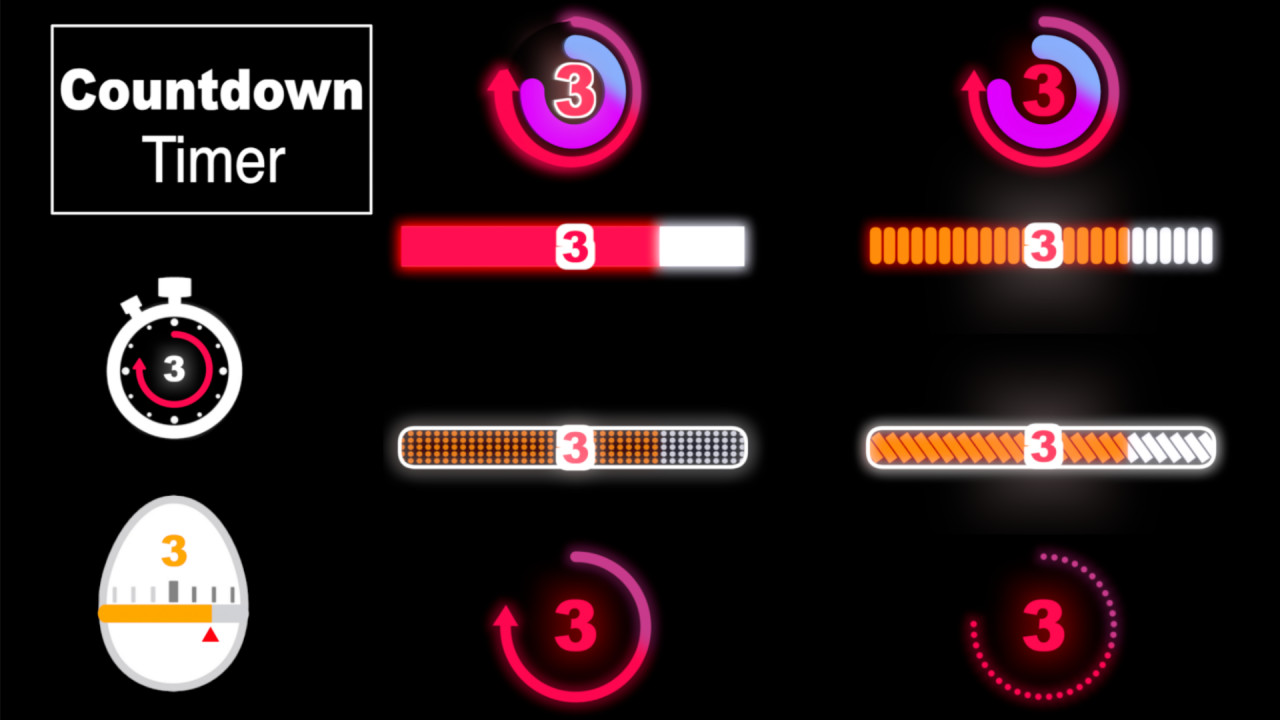 Countdown Timer Premiere Pro Template Free