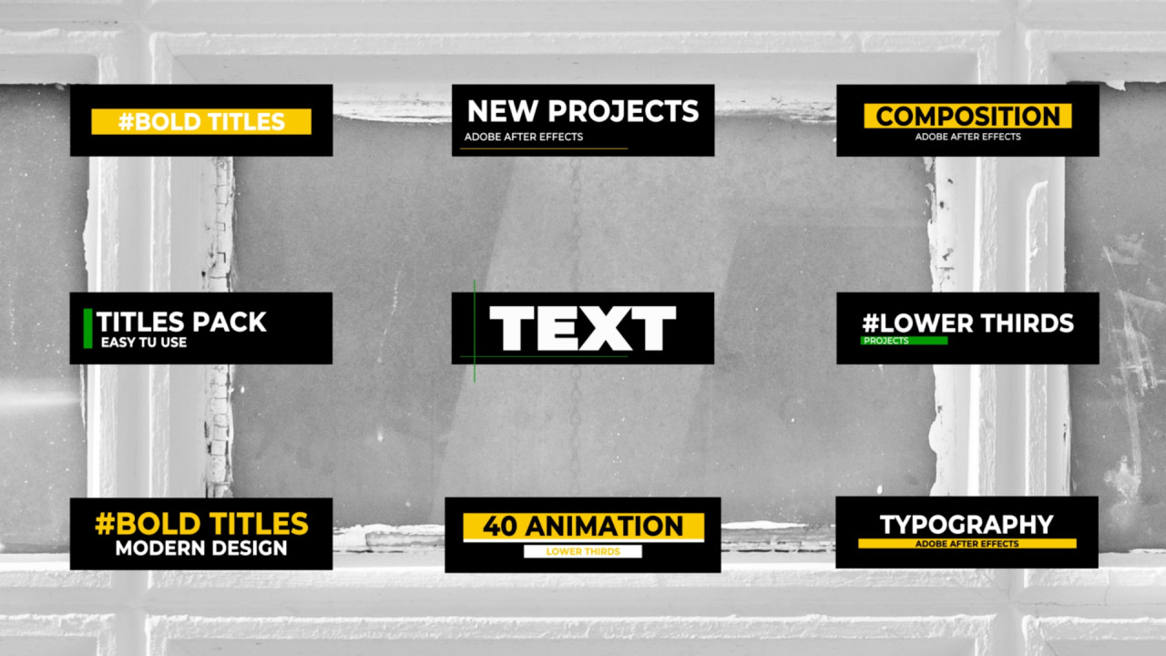 Titles and more. Lower thirds after Effects. Titles lower thirds. Lower third. Motionarray paper lower thirds 46702.