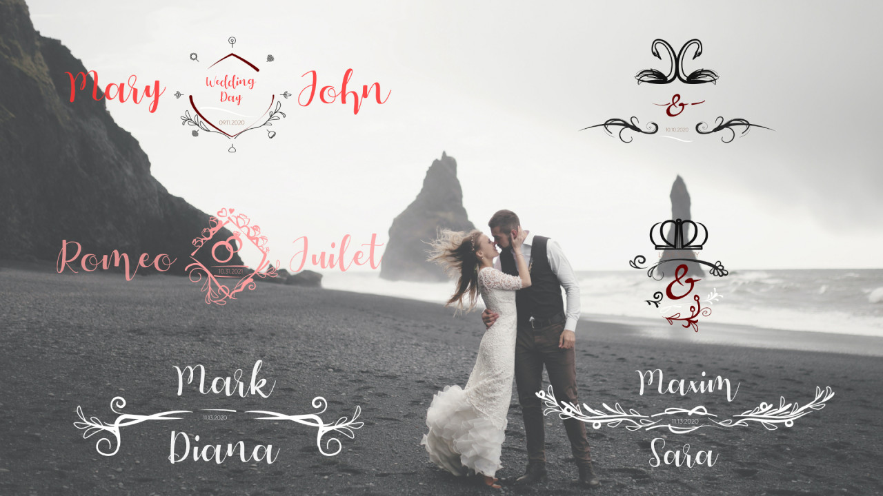 Wedding Titles Pack - After Effects Templates | Motion Array