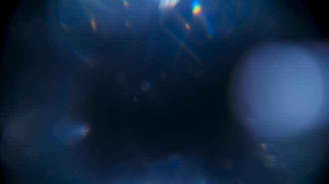 rainbow lens flare overlay