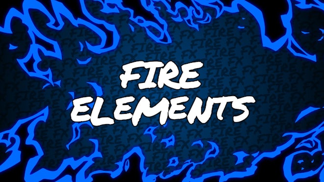 Cartoon Fire Transitions  FCPX, Elements ft. 2d & animation