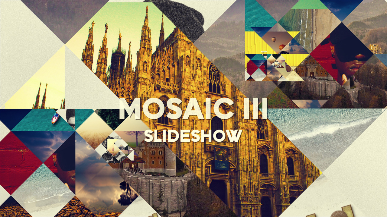 Mosaic 3 Slideshow After Effects Templates Motion Array