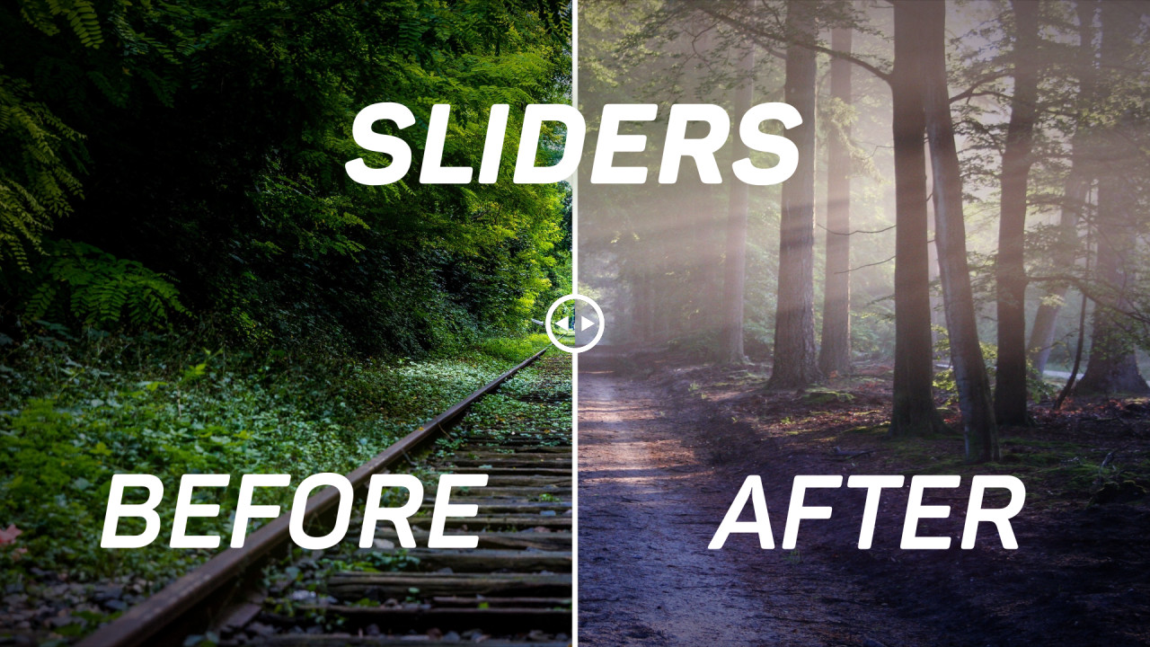 before after slider html css