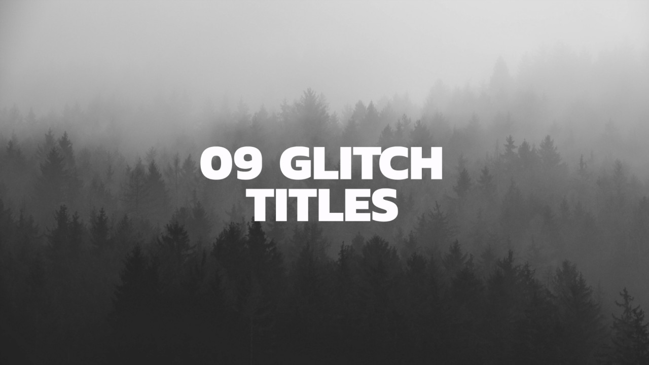 glitch titles final cut pro free