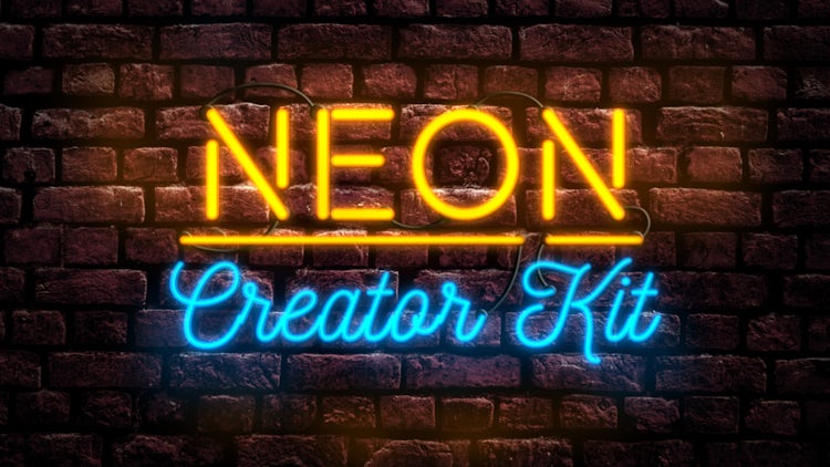 neon sign kit after effects download