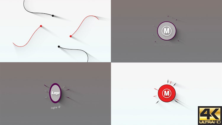 Minimal Two Logos: After Effects Templates