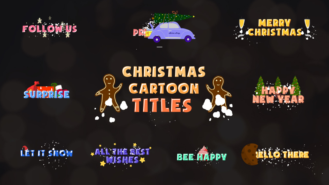 Christmas Cartoon Titles - After Effects Templates | Motion Array