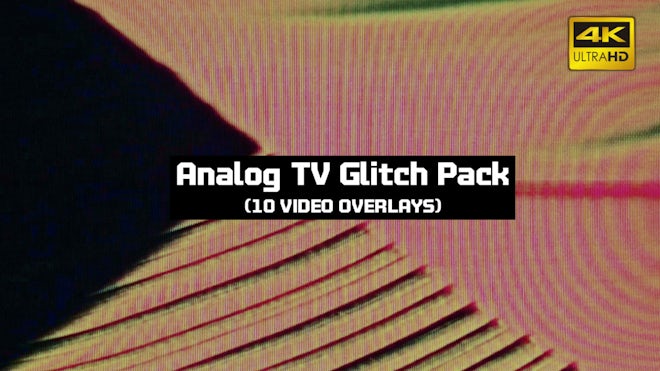 analog tv glitch