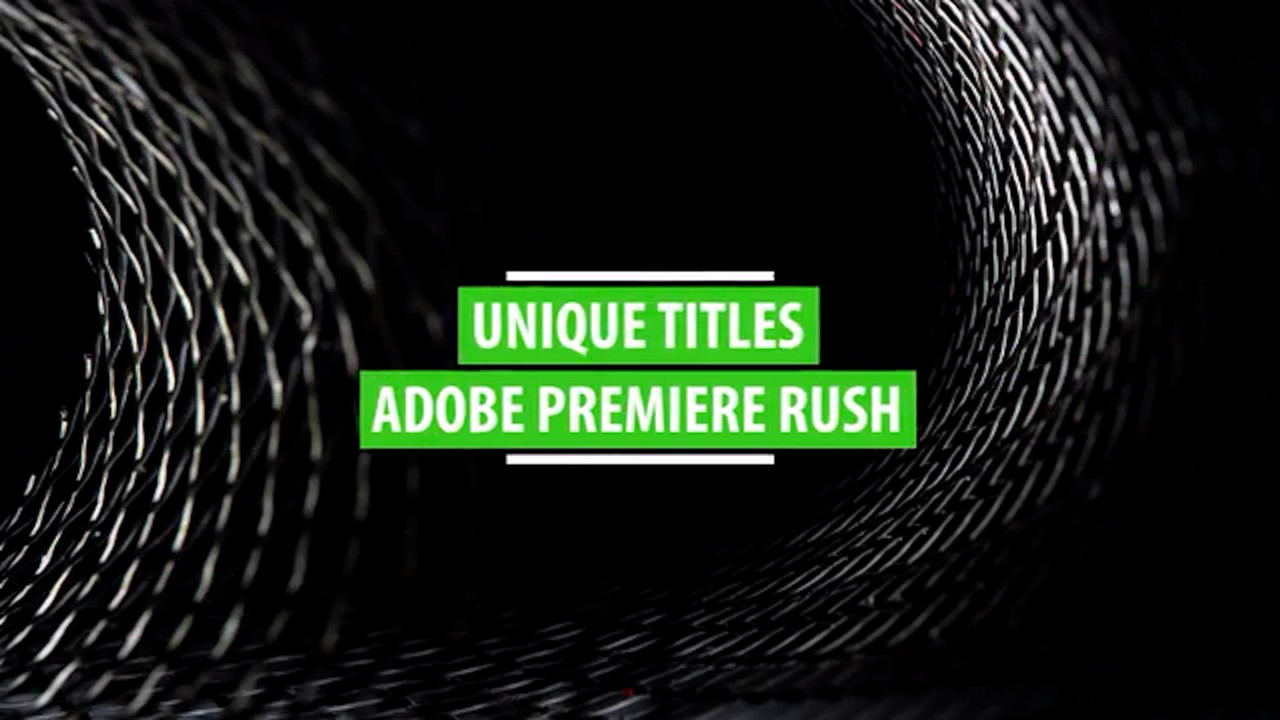 adobe premiere rush templates