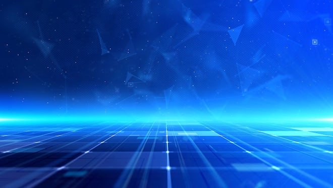 Blue Tech Plexue Line Background Stock Motion Graphics Motion