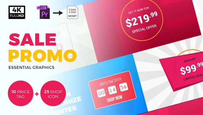 Sale Promo: Motion Graphics Templates