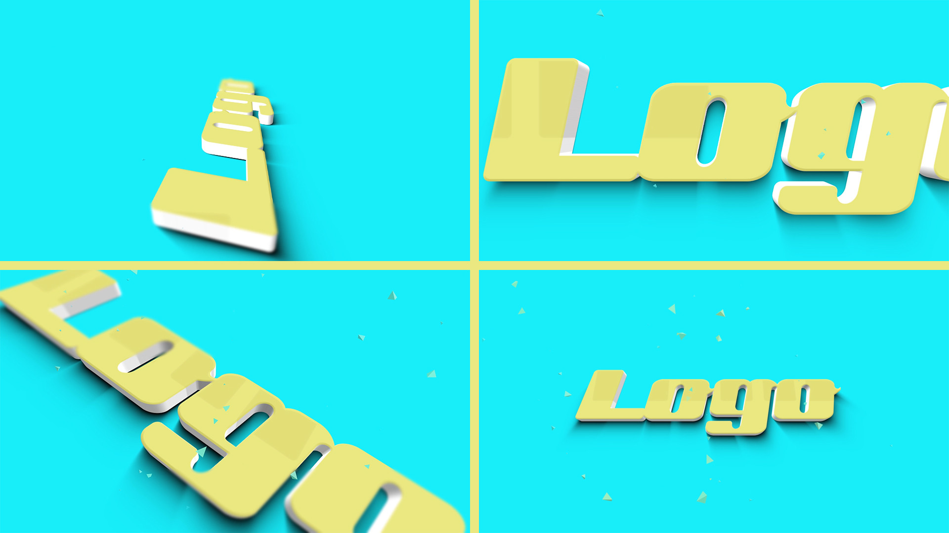 3D Logo Reveal After Effects Templates Motion Array