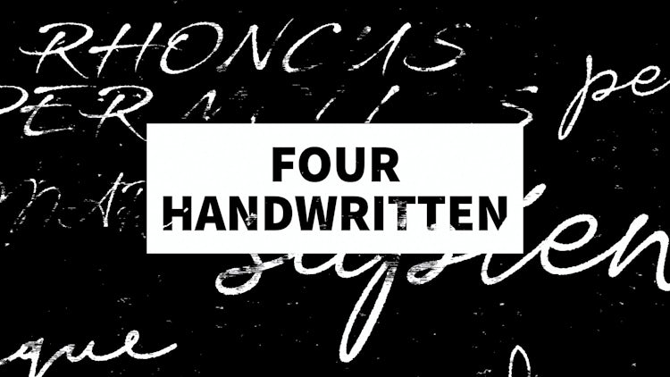 Grunge Handwritten Overlay Pack: Stock Motion Graphics