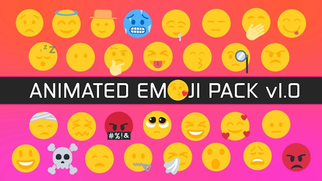 Animated Emoji Pack  - After Effects Templates | Motion Array