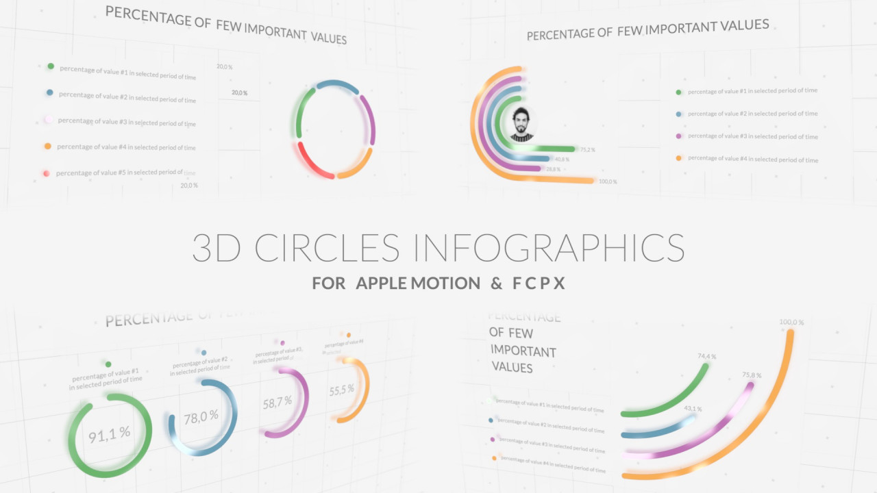 Final Cut Pro Templates Infographics | Motion Array