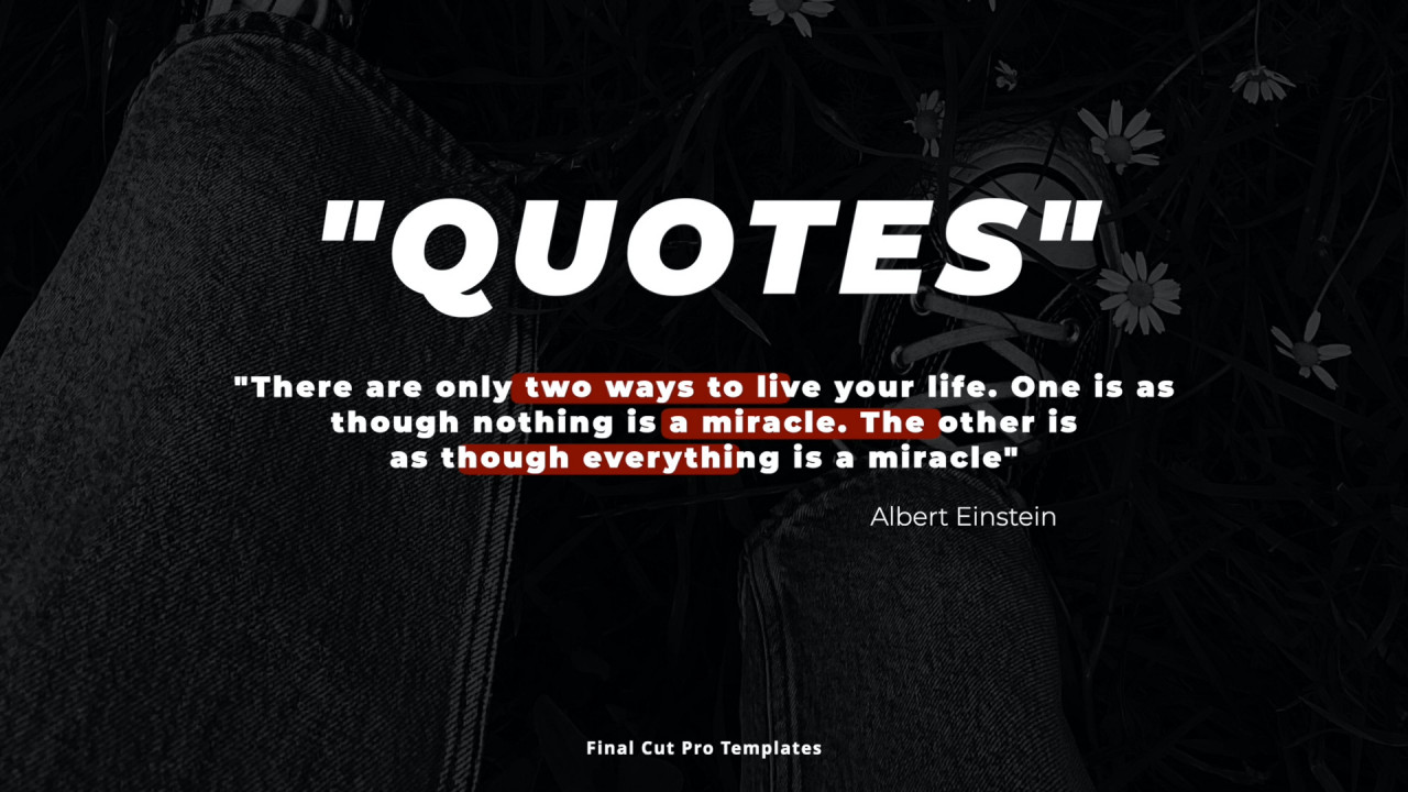 quotes for final cut pro free