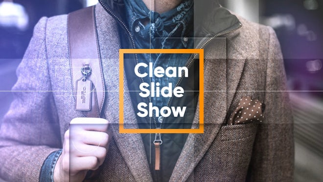 Clean Slideshow: Premiere Pro Templates
