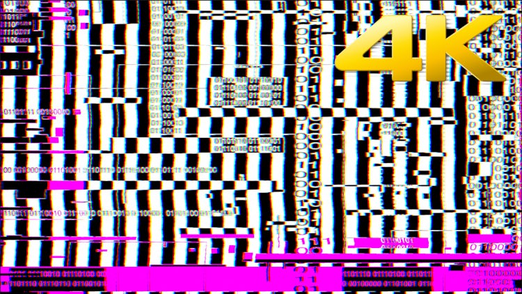 Screen Glitch Overlay Pack: Stock Motion Graphics
