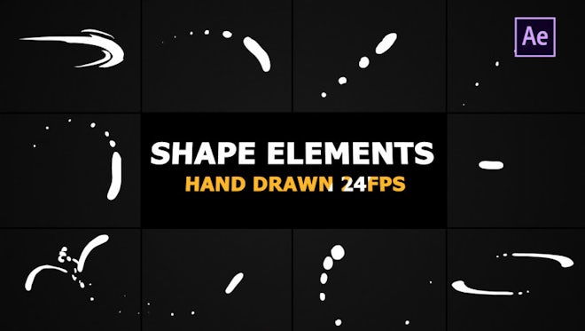 Shape Elements Pack: After Effects Templates